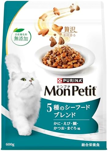 モンプチ ドライ 5種のシーフードブレンド