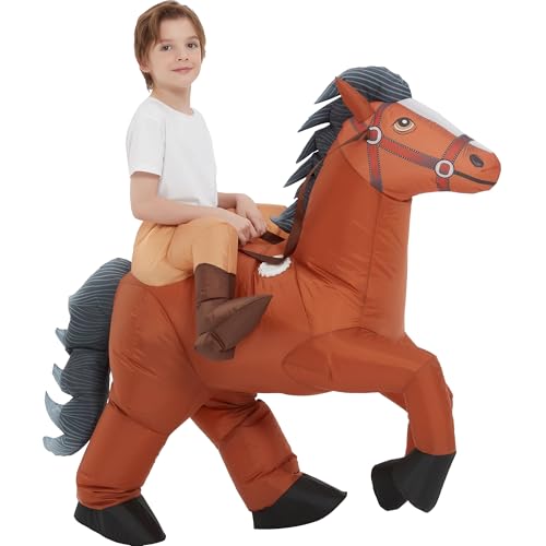 Disfraz Inflable de Caballo para Niños 7-10 Años