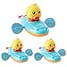 Ropniik 3 Stück Baby Bad Spielzeug, Bad Ente Spielzeug Ente Spielzeug Bad Ente Schwimmende Bad Ente Zugschnur Gelbe Ente Bad Spielzeug Baden Zubehör für Baby Erwachsene (schwimmt ohne Batterie)
