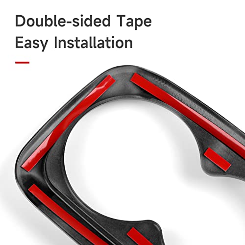 Image of Car Cup Holder Water Cover Decals for 2022-2026 Honda Civic 11th Gen Accessories ABS Carbon Fiber Stickers