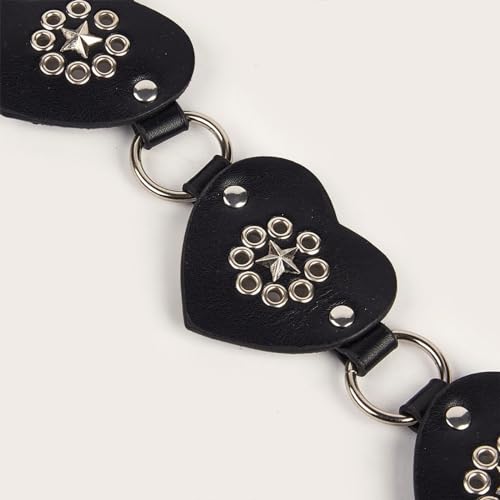 Women Belt Punk Belt Waist Belt Western for Hot Girls Decorative Belt Dress Belt4