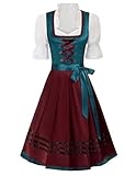 Photo Gallery jasambac costume tradizionale dirndl da donna, 3 pezzi, per oktoberfest, blu-verde, xxl Photo Gallery jasambac costume tradizionale dirndl da donna, 3 pezzi, per oktoberfest, blu-verde, xxl