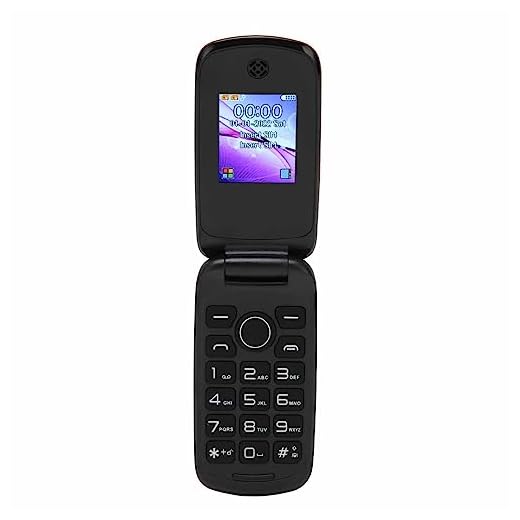 Cuifati Flip Phone for Seniors Unlocked, 3G LTE Dual SIM Big Phone with Powerful Speaker Large Keys and LED Lights SOS Function Long Battery Life, Supports 2G GSM (U.S.
