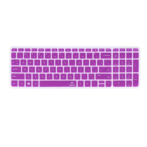 FORITO Keyboard Cover Compatible with HP OMEN 17 /HP 17.3 Business Gaming laptop /HP Envy 17 M7 /HP ENVY 17 17t /HP Pavilion 15.6 /HP Pavilion 17 17t (Purple)