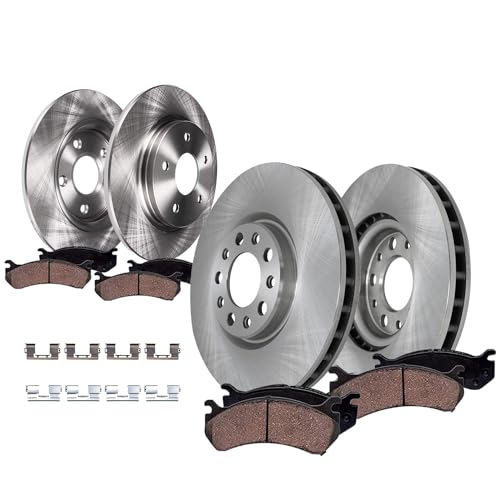 Detroit Axle - 8pc Brake Kit for 14-15 Chevrolet Cruze Volt