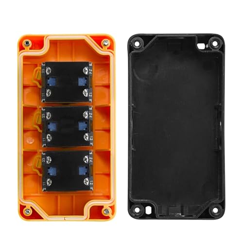 Boîte de commande LA38 à 1 position avec bouton poussoir d'arrêt d'urgence plastique - 7