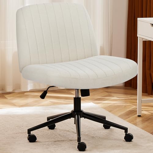 Image of DUMOS Criss Cross Chair, Cross Legged Vanity Chair, Home Office