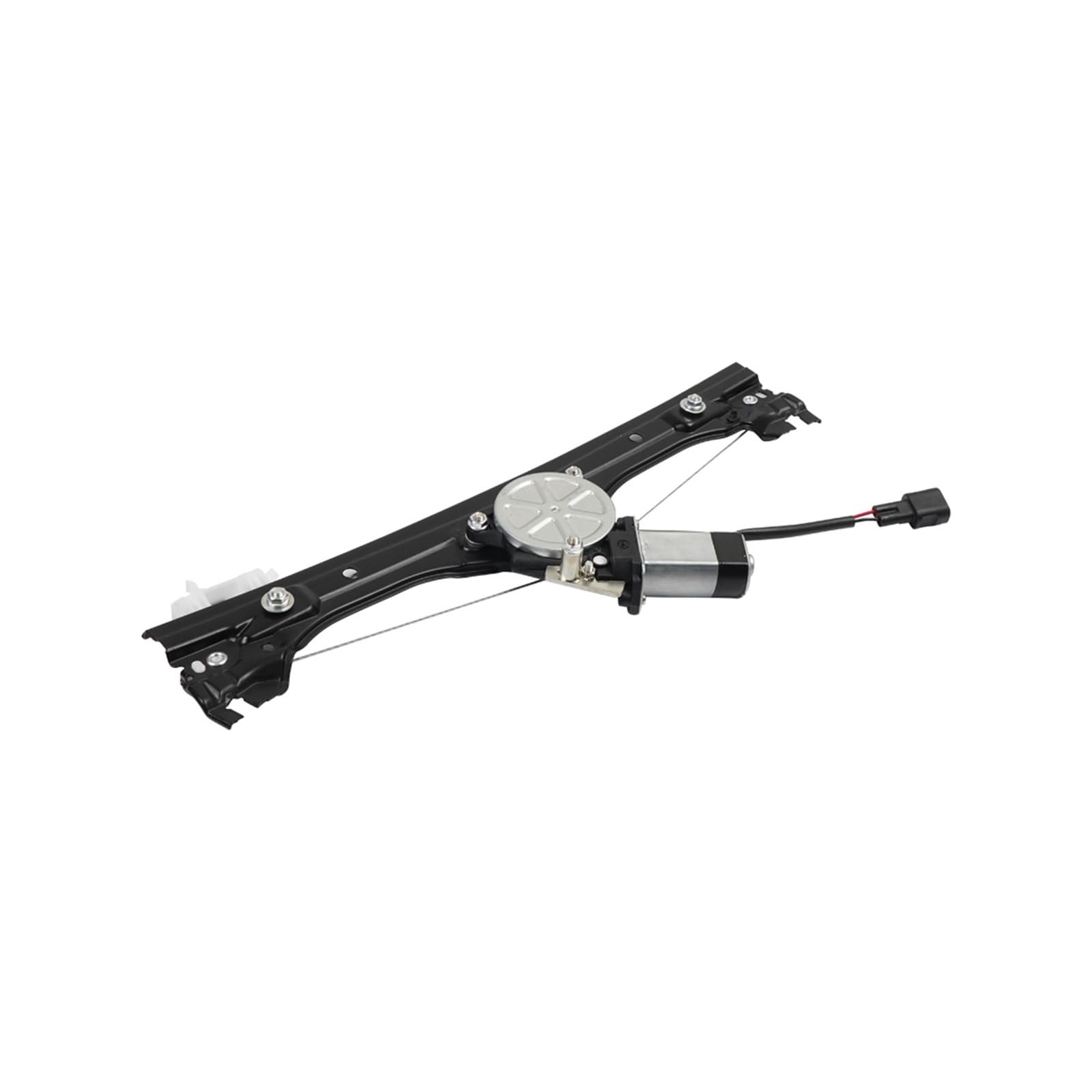 Eldvsua Left-1 Window Regulator Motor Assembly For Fiat 500 1.4L 2012-2019 Black Car Window Front Left Driver Side 2Pin Regulator Assembly With Motor 52060970 51876269