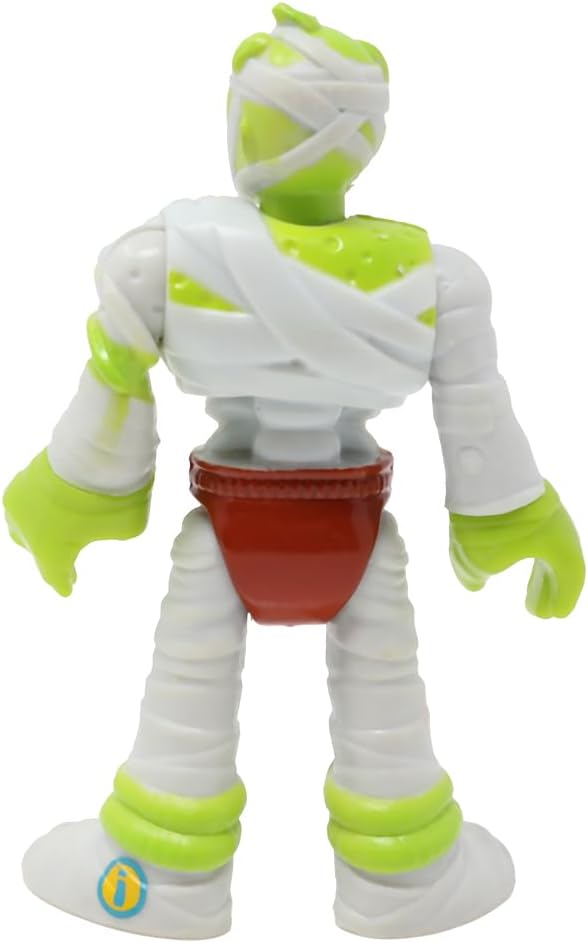 Imaginext Replacement Part for Fisher-Price Collectible Serpent Strike Pyramid Playset DRM07 Mummy Guards FDN35 - Replacement Poseable Mummy Guard Figure with Snakes on Legs image 3