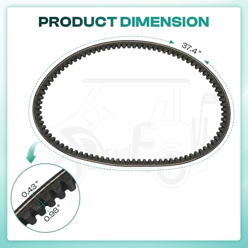 Image of DRIVE UP 1016203 101916701 Starter Generator and Drive Belt Kit for Club Car DS Precedent Golf Cart