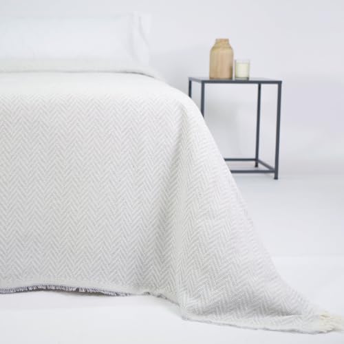 10XDIEZ Foulard Multiusos Bali Perla (Gris Claro - 230x260cm)