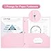 SUIN Plastic Project-Folders with 2 Pockets & 3 Prong, Bulk Pack Project File-Folder for US Letter Size Papers, Ideal for School & Office, Assorted Pastel Colors (Assorted Colors - 12 Packs)