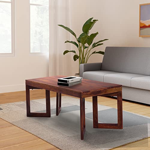 Image of Amazon Brand - Solimo Ors Durable Coffee Table (Sheesham Wood with Honey Finish)