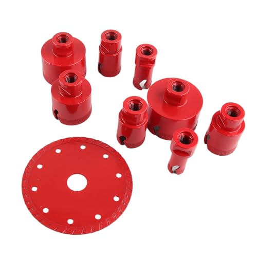 Kit 9 Piezas Brocas de Núcleo acero 45 para Azulejos miniatura 3