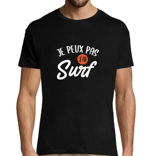 T-Shirt Homme Imprimé en France avec motif surf humoristique