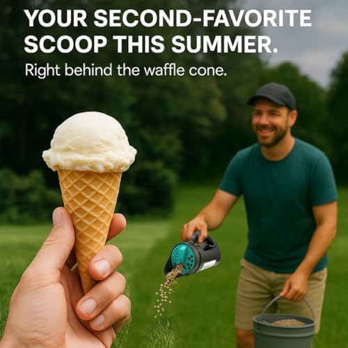 image for MAV AquaDoc AquaDoc Handheld Seed Spreader for Lawns, Fertilizer, Snow