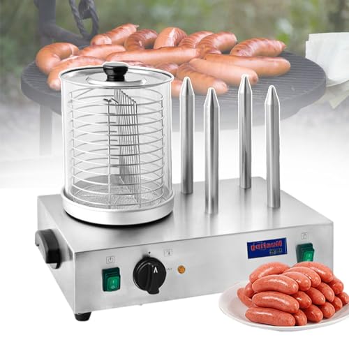 Macchina Per Hot Dog, Macchina Per Hot Dog Domestica/Commerciale, Materiale In Acciaio Inossidabile, Metti 15-20 Bastoncini Alla Volta, Per Ristoranti/Camion Di Cibo/Feste,Withrod