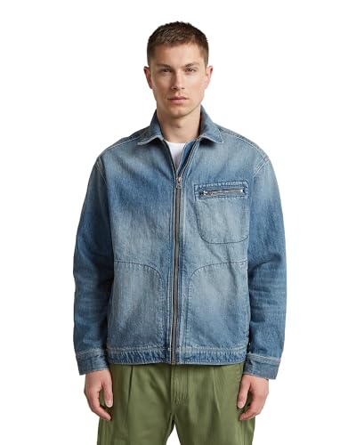 Veste G-Star Zip Coach bleu taille S contre le vent frais