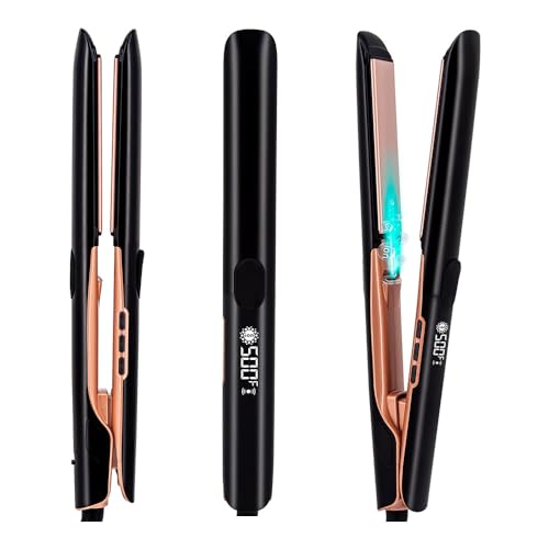 Plancha de pelo profesional con ion negativo y vibración miniatura 2