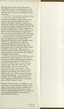 Hardcover Wordsworth's Hawkshead Book