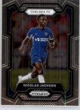 2023-24 Panini Prizm Premier League #195 Nicolas Jackson Chelsea FC Official EPL Soccer Card in Raw (NM or Better) Condition