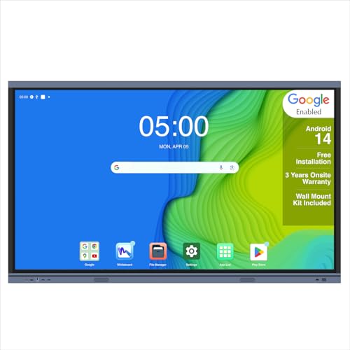 Image of BIG VUE Pro 86 Inch Android 14 Smart Interactive Television - All-in-1 Digital Board, 8 GB RAM 128 GB ROM, Ai-Copilot, Multitouch Screen Display for Teaching, Classroom & Office Use