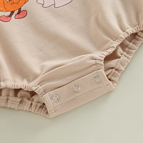 Baby Halloween Outfit Fall Clothes Girl Boy Pumpkin Onesie Bubble Romper  Infant Toddler Crewneck Sweatshirt 0-3 Months A Tis The Season Pumpkin Ghost #TOP4