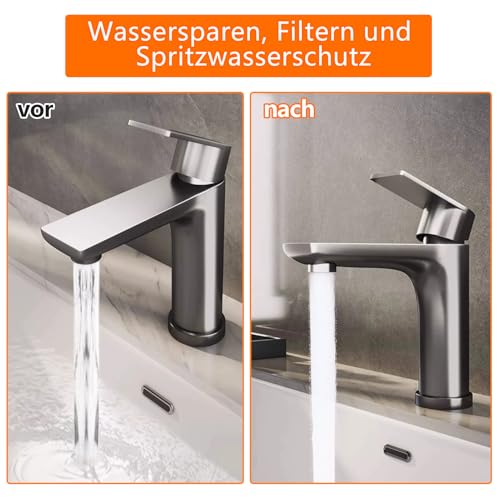 15 Stück WasserhahnLuftsprudler Set WasserhahnSieb LuftsprudlerSpritzaufsatz KüchenspüleLuftsprudler BelüftungsWasserhahnLuftsprudler LuftsprudlerEinsatz für die Meisten Wasserhähne