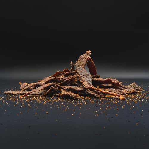 Image of Centennial Cuts Beef Jerky - Serrano Stampede - High Protein, Zero Sugar Zero Carbs, Spicy Serrano Pepper, Sea Salt and Black Pepper - 7 oz Snack