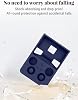 Funda protectora para consola retro de mano ANBERNIC RG 477V, diseño de silicona suave que absorbe golpes, resistente al agua y portátil, incluye 4 tapas de botones para rg477v, Azul 4