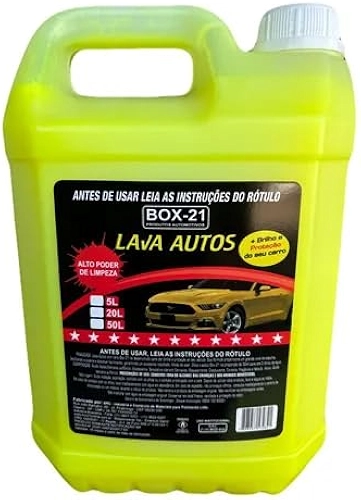 Shampoo Automotivo Detergente Carro Moto Com Cera 5 Litros