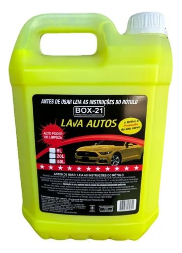 Shampoo Automotivo Detergente Carro Moto Com Cera 5 Litros
