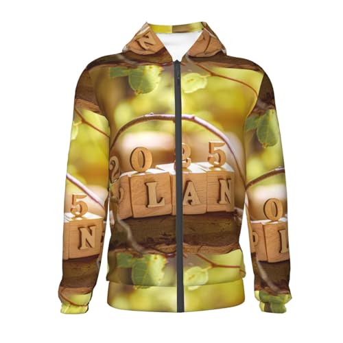 Action Plan 2025 Kids Pullover Hoodies Boys Zip Up Sweatshirts Girls Athletic Clothes with Pocket2