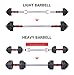 Nice C Adjustable Dumbbells, Barbell Weight Set, Dumbbell Set, Weights Adjustable 22/33/44/66/105 Lbs Home Gym 2 in 1, Anti-Slip Handle, All-Purpose, Office, Fitness