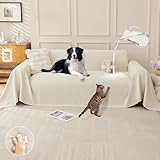 Royhom Impermeable Funda Sofa 4 Plazas, 380x180 cm