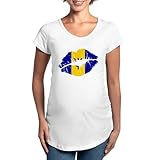 CafePress Barbados Flag Country Native ANC Maternity T Shirt Women's Maternity Scoop Neck T-Shirt