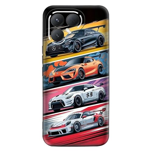 Image of Soft Silicone Mobile Back Cover Compatible with Tecno Pova 7 Pro 5G(Multicolor)(@21-TEC-POV7PRO-805)