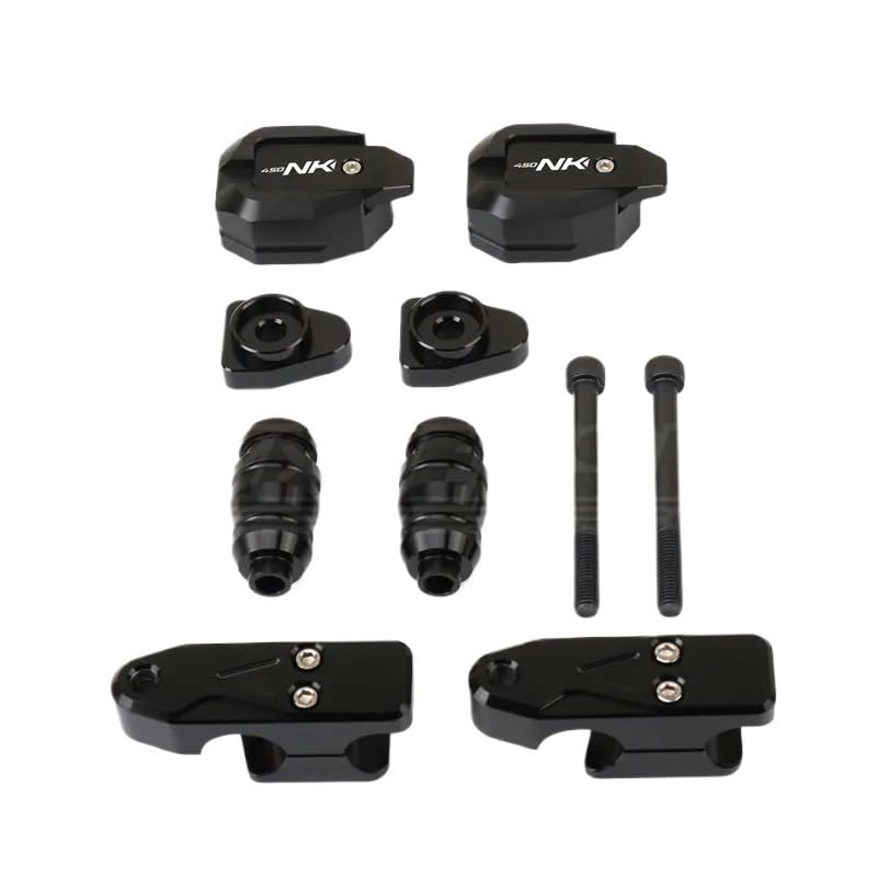 Protection contre les chutes moto 450NK 450SR : cadre coulissant et carénage