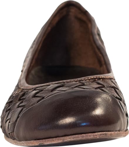Kate Espresso Ballerina Flat - Handmade in Italy3