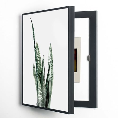 Couvercle de compteur électrique intérieur avec peintures cachées et panneau vertical de déco