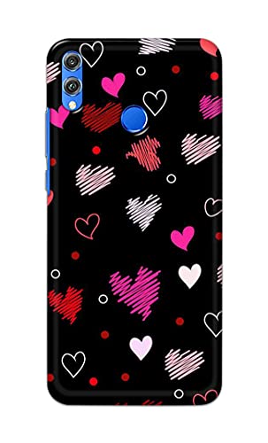 Image of PRINTFIDAA Vibrations of Love Hard Back Cover for Honor 8X, JSN-L11, JSN-L21, JSN-L22, JSN-L23 Back Cover -(P6) KAT1009