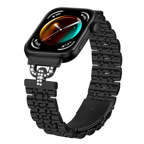 AsohsEN ���^���X�g���b�v Huawei Fit 4/Fit 3�Ή� ���߉\ D�^ �J�W���A�� �X�|�[�c �t�B�b�g�l�X�o���h Huawei Fit 4 Pro�o���h ���f�B�[�X �����Y (�u���b�N�A�����T�C�Y)