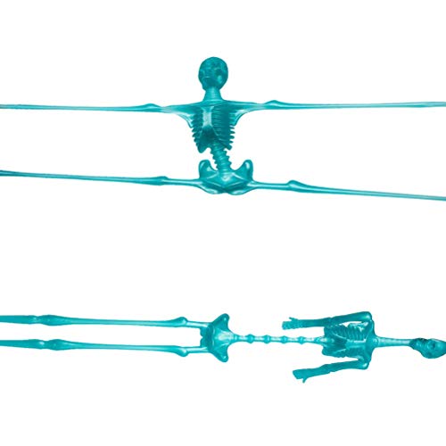 10 peças de esqueletos elásticos, moldura de esqueleto macio TPR, lembrancinhas engraçadas de festa