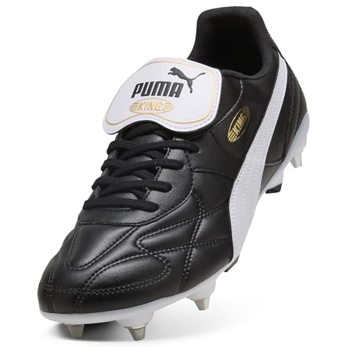 PUMA Unisex King Top Mxsg Fußballschuhe, Puma Black Puma White Puma Gold, 40.5 EU – Ansicht 6