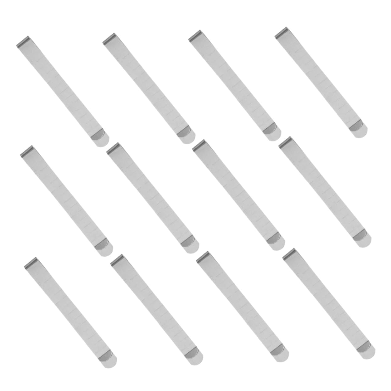 HAPINARY Stainless Steel Curly Clips for Sewing 12 Pack Hemming Tool Ruler Quilting Supplies for Fabric Clips