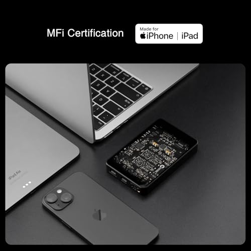 Image of Questyle Sigma Bluetooth Headphone Amplifier Portable Rechargeable DAC [MFi Certified] Bluetooth 5.4 Receiver with Dual Outputs High Resolution PCM768 /DSD512 USB Amps for Smartphones /PC /Laptop