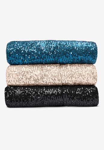 Roaman's Women's Plus Size Sequin Duster4