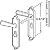 Prime-Line Products K 5063 Security Door Lever Set, Black Dimpled