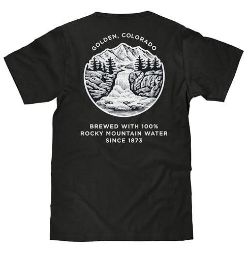 Tee Luv Men's Coors Banquet Shirt - Golden Colorado Front and Back Beer Shirt3