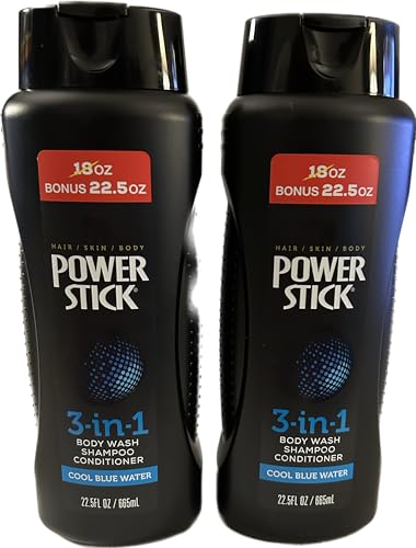 PowerStick 3 in 1 Shampoo + Conditioner + Body Wash (2 EA 22.5 Oz) image 4